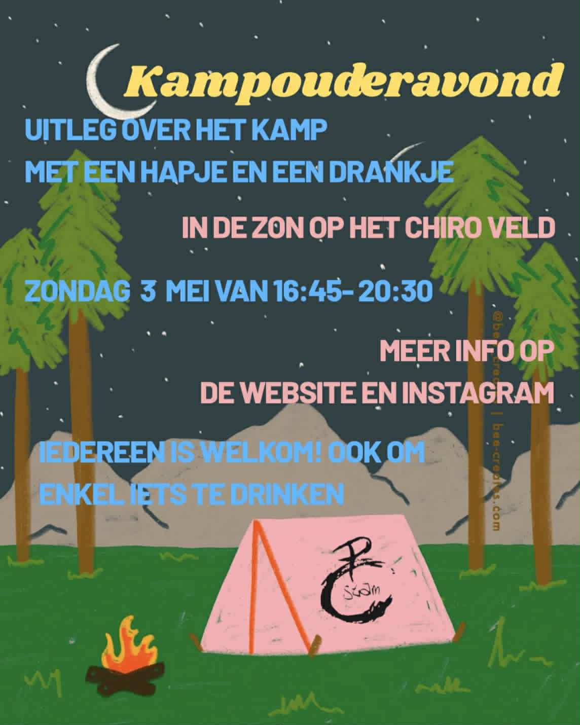 Kampouderavond, een bericht van Chiro Stam
